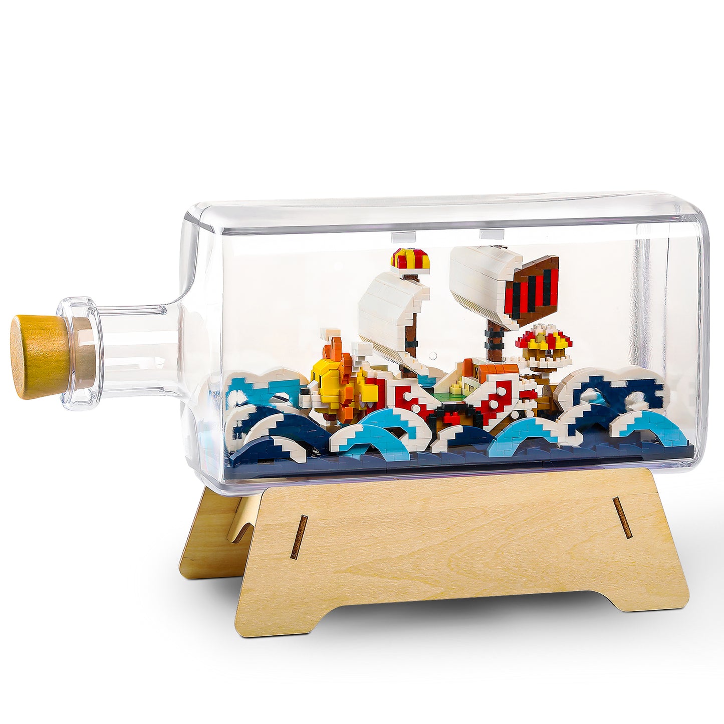 Thousand Sunny Ship in a Bottle Building Block Set