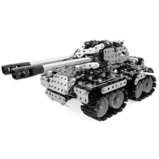 3D Metal Puzzle Tank Model Building Set (Double-Barreled)