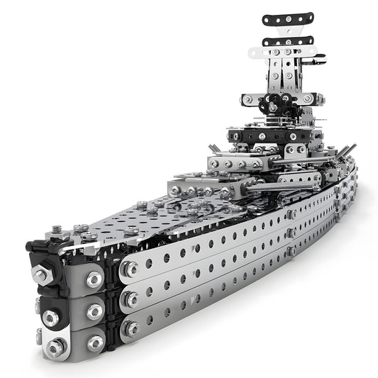 3D Metal Puzzle Military Battle Ship Model Building Set