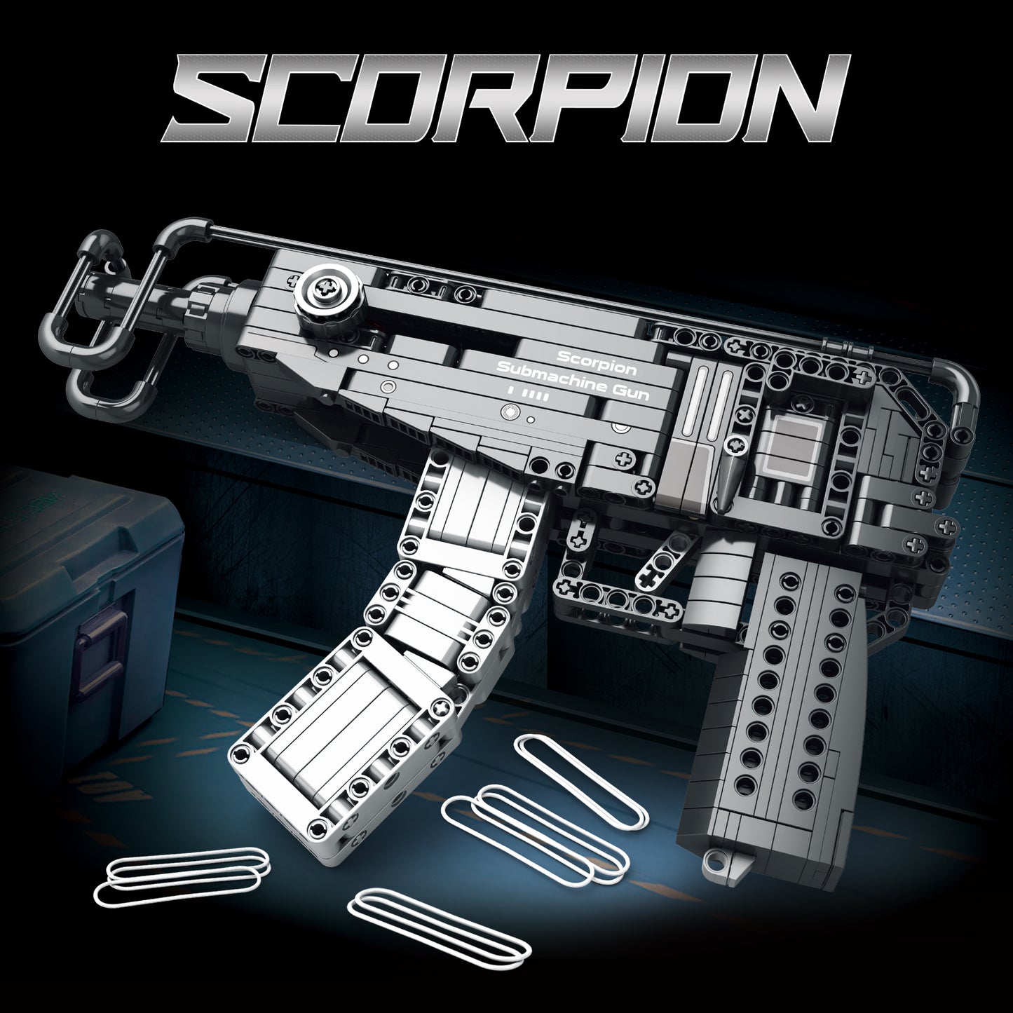 Scorpion Submachine Gun Building Set