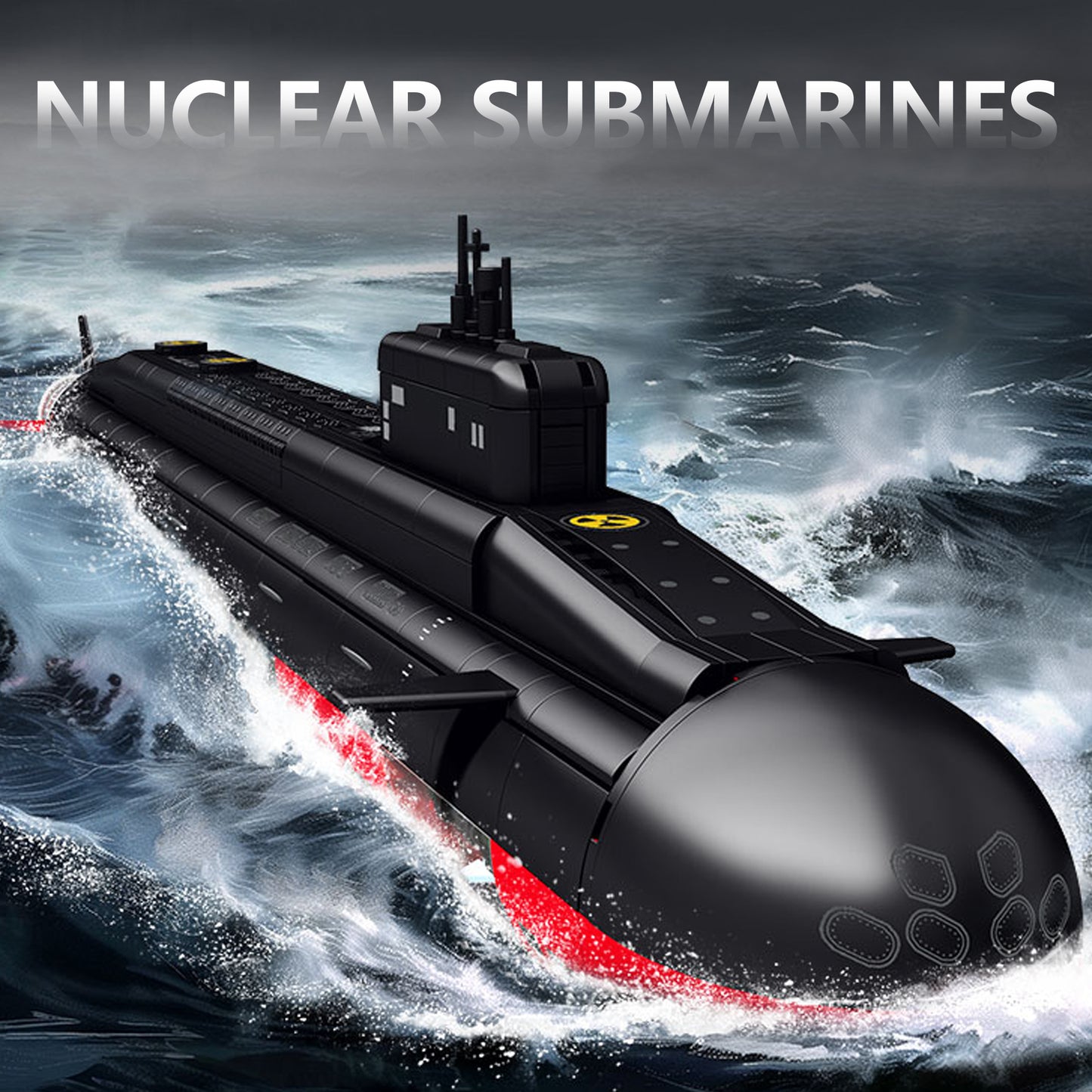 Nuclear Submarine Building Block Set