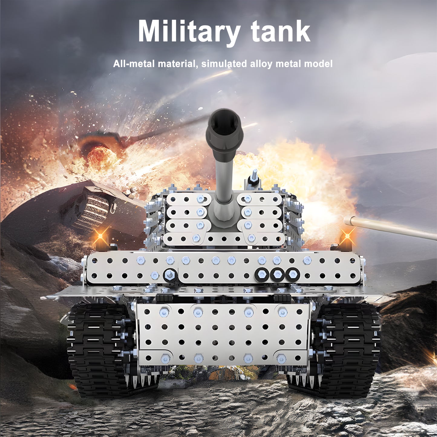 3D Metal Puzzle Tank Building Set