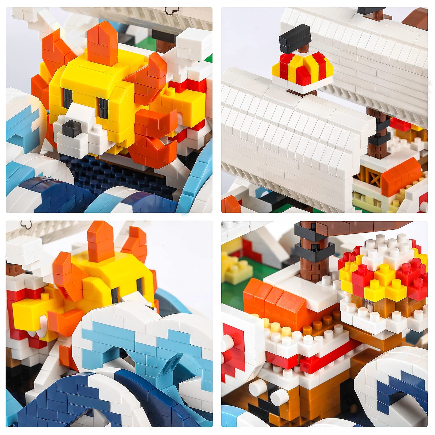 Thousand Sunny Ship in a Bottle Building Block Set