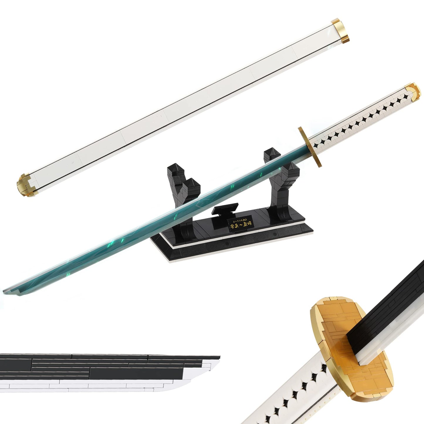 Anime Zoro Wado Ichimonji Yamato Sword Building Block Set