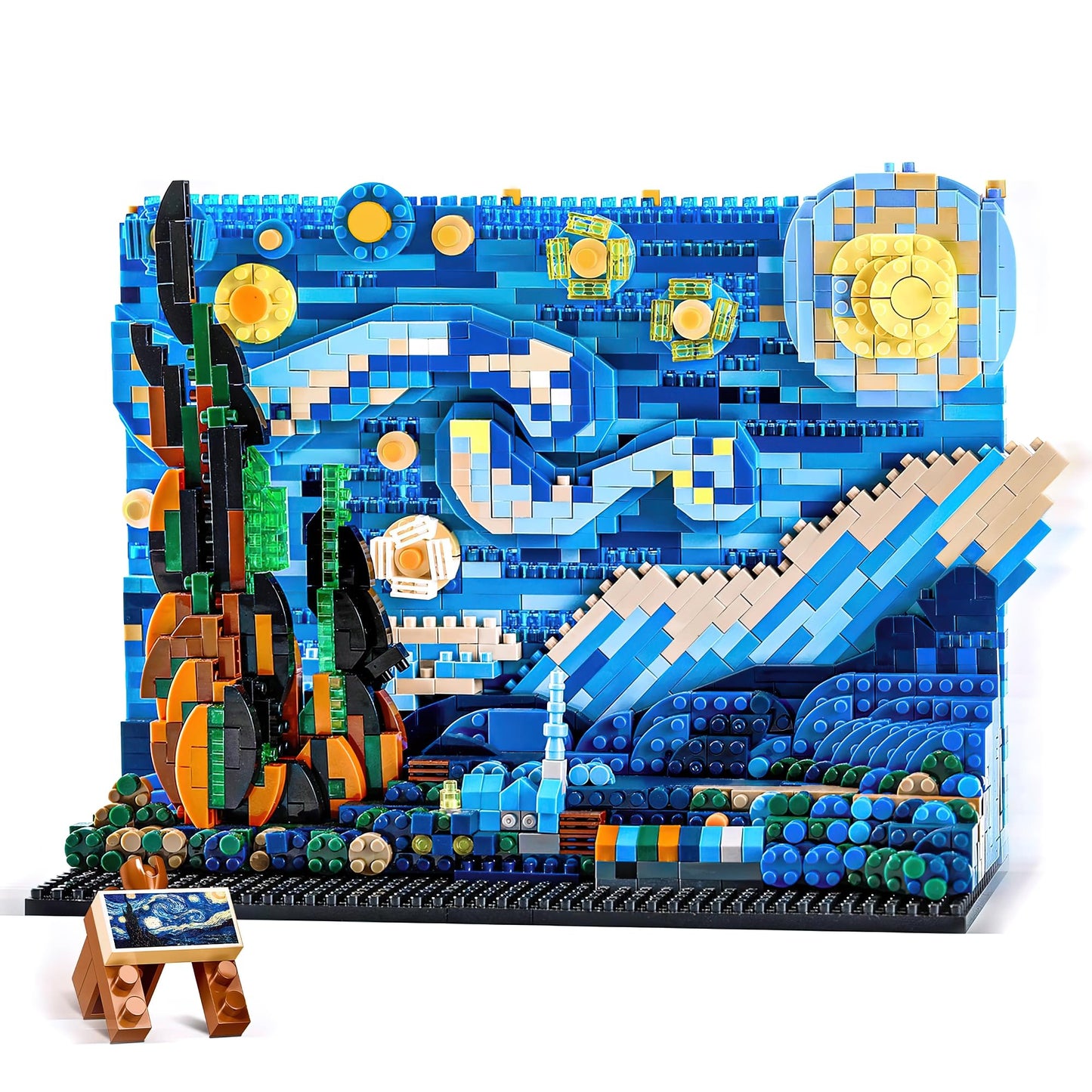 The Starry Night Micro Mini Building Block Set