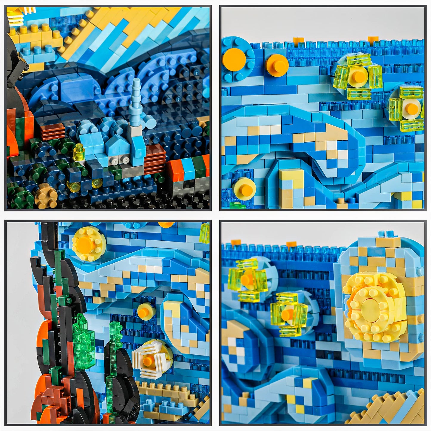 The Starry Night Micro Mini Building Block Set