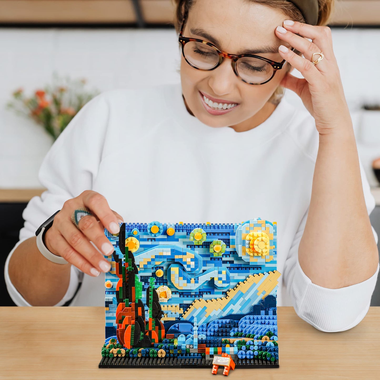 The Starry Night Micro Mini Building Block Set