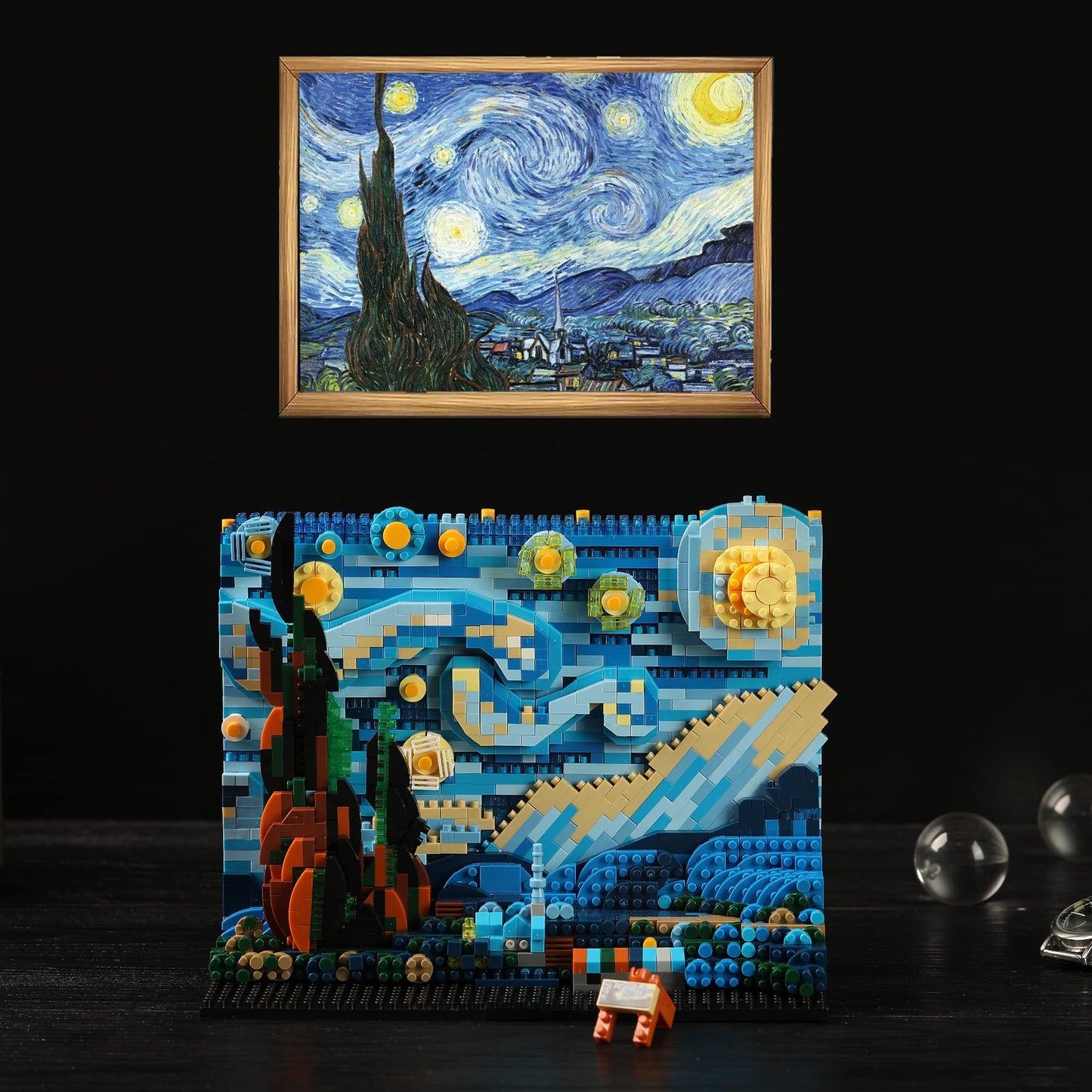 The Starry Night Micro Mini Building Block Set